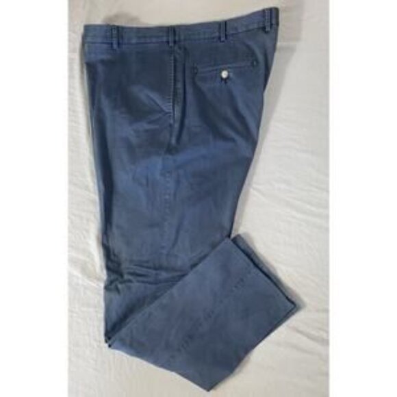 Peter Millar Raleigh Washed Twill Flat Front Pima Cotton Chino Pants. 40X34, GUC - Picture 1 of 5